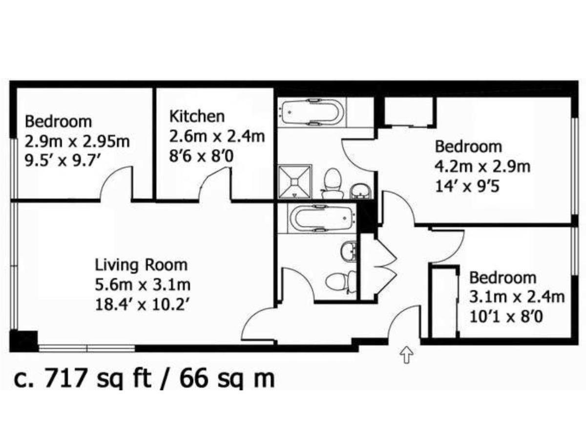 Superb Central Modern 3Bed 2Bath With Wifi, Trendy Fitzrovia W1 By Oxford Street Affable Informative Host ロンドン エクステリア 写真